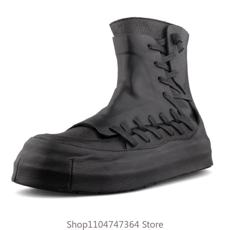 Men'S Shoes Qn - Мужские повседневные ботинки челси из натуральной