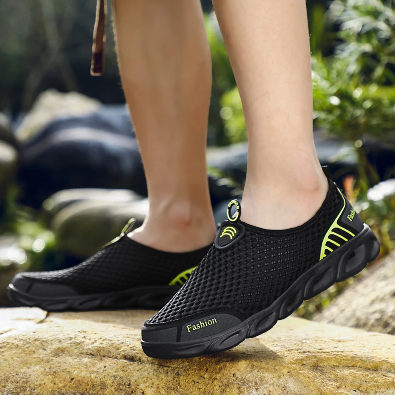 Men'S Shoes Yellow And Black - Мужские кроссовки для бега, повседневные кроссовки,