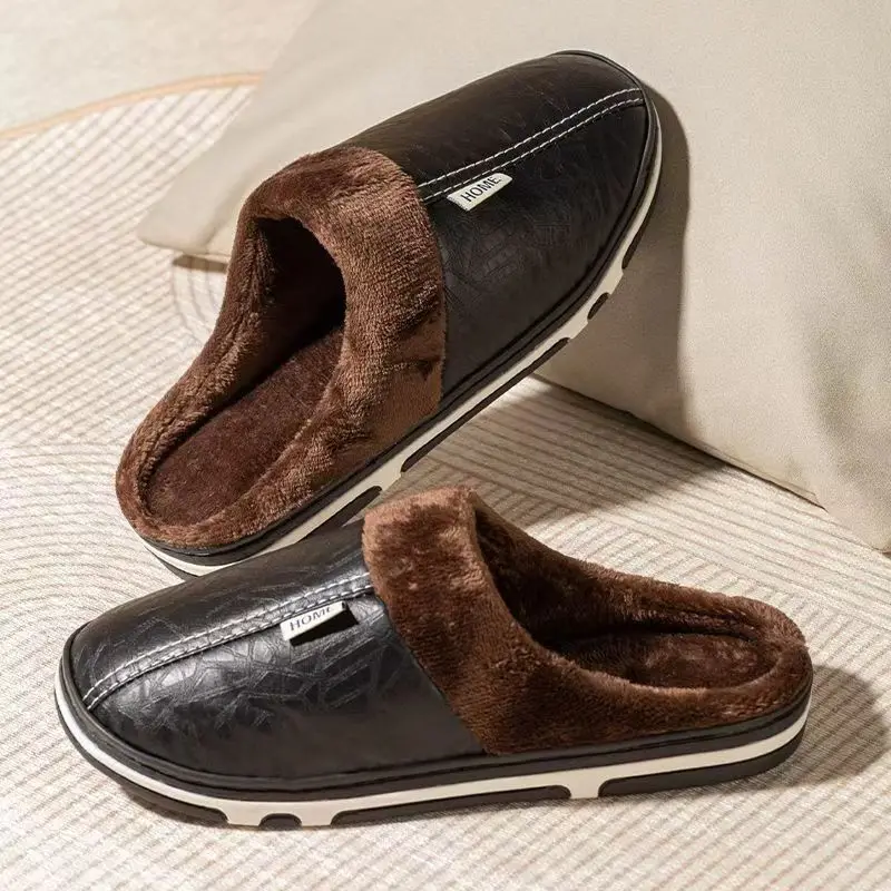 Men'S Shoes Qn - Мужские зимние тапочки больших размеров из