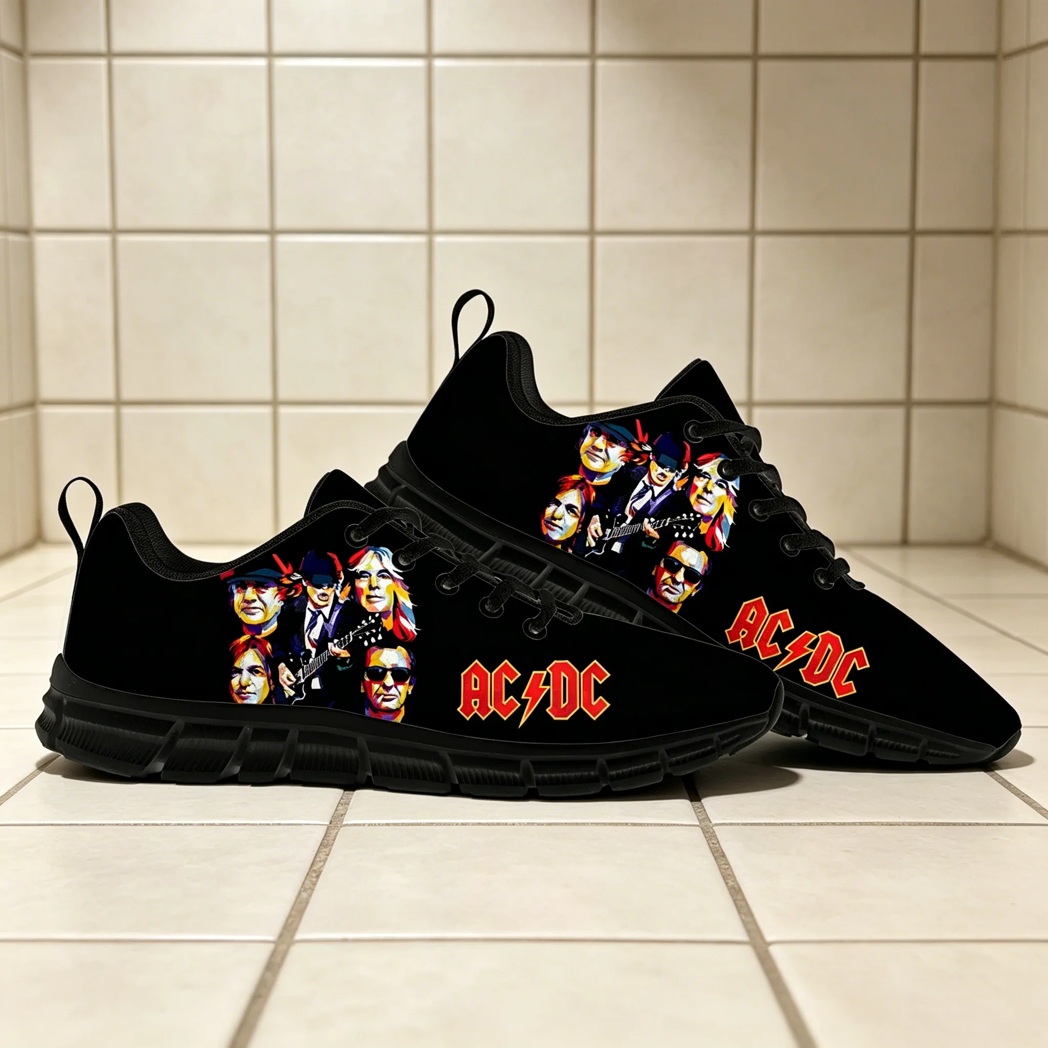 Men'S Shoes Dc - Кроссовки с ретро-принтом в стиле рок-группы