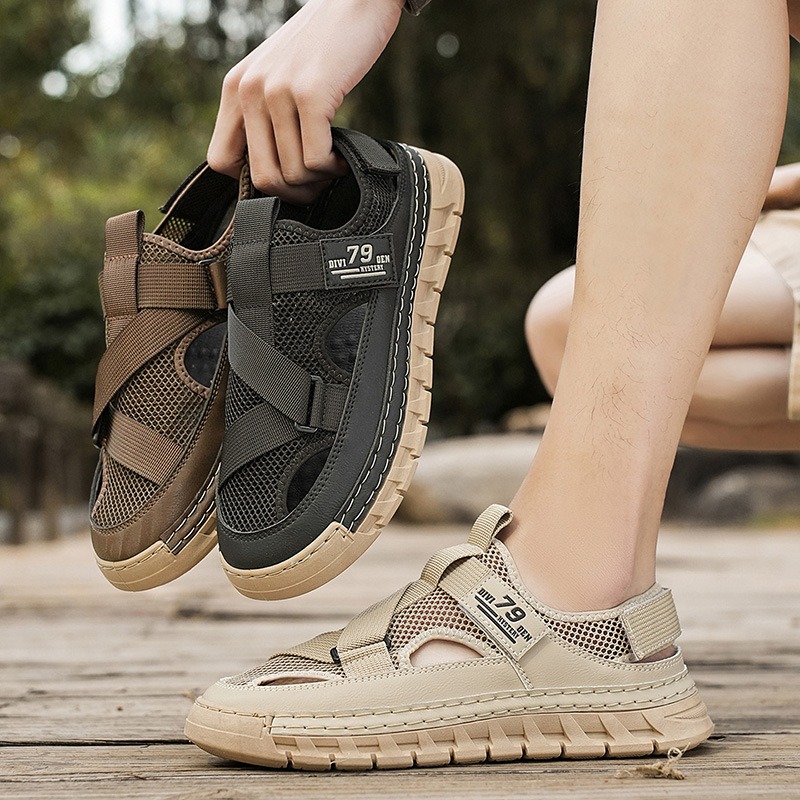 Sandal Sport Outdoor - Мужские сандалии, летние сетчатые дышащие сандалии