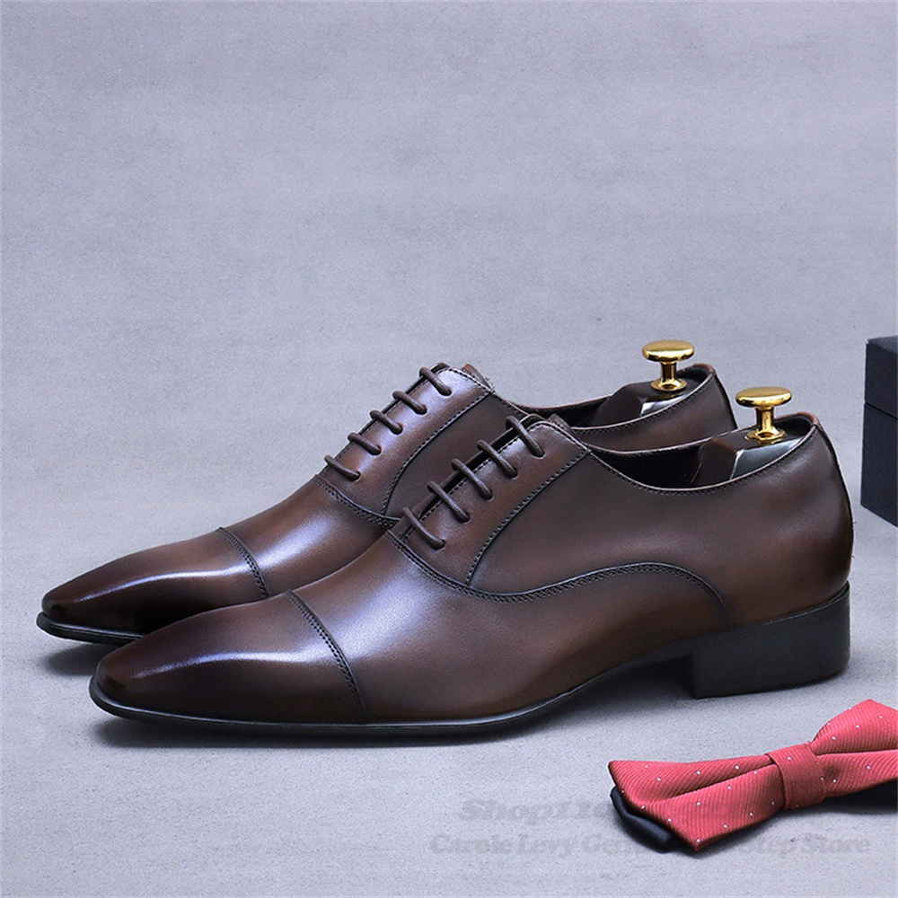 Мужские кожаные туфли-оксфорды – обзор и цена Men'S Shoes For Suits