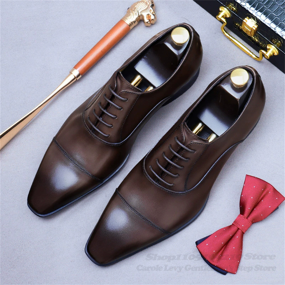 Мужские кожаные туфли-оксфорды – обзор и цена Men'S Shoes For Suits