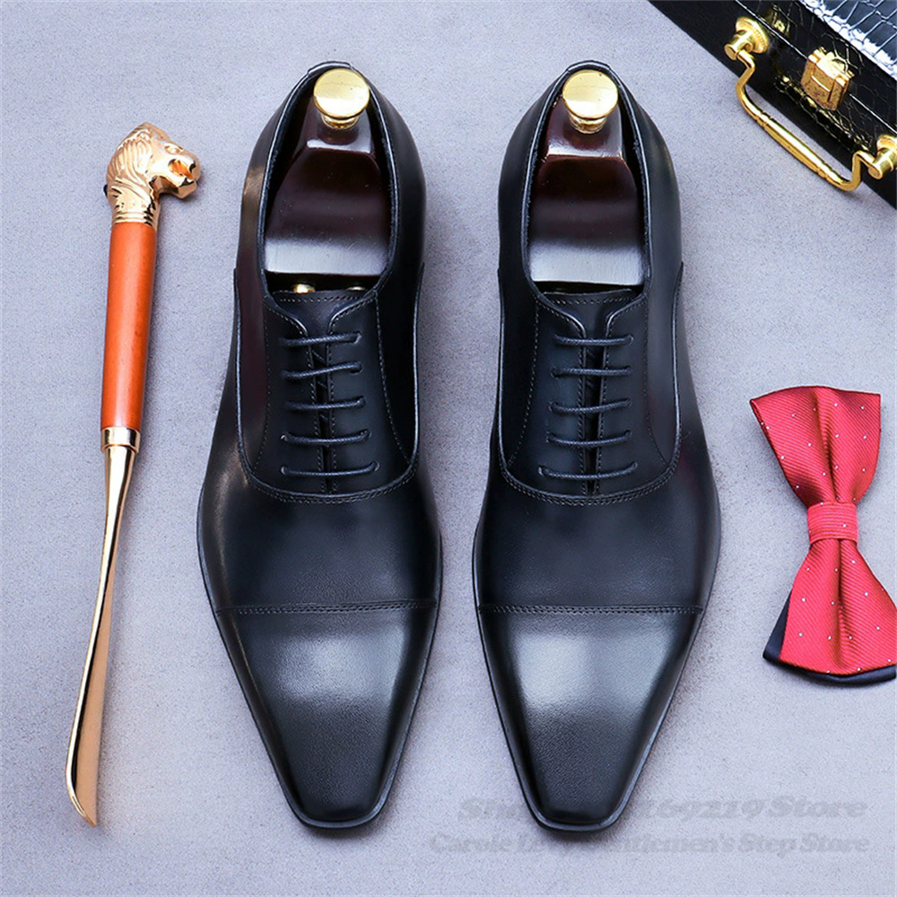 Мужские кожаные туфли-оксфорды – обзор и цена Men'S Shoes For Suits