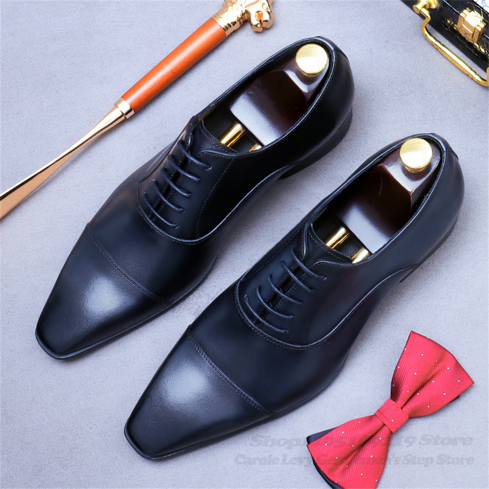 Мужские кожаные туфли-оксфорды – обзор и цена Men'S Shoes For Suits