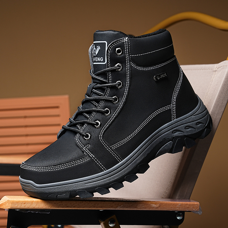 Мужские зимние ботинки для акт – обзор и цена Men'S Shoes Yellow And Black