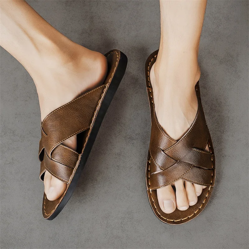 Мужские повседневные сандалии  – обзор и цена Men'S Shoes Qn