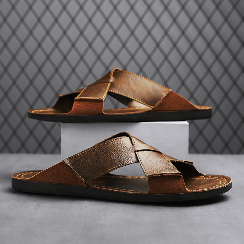 Модные мужские тапочки из нату – обзор и цена Men'S Shoes Qn