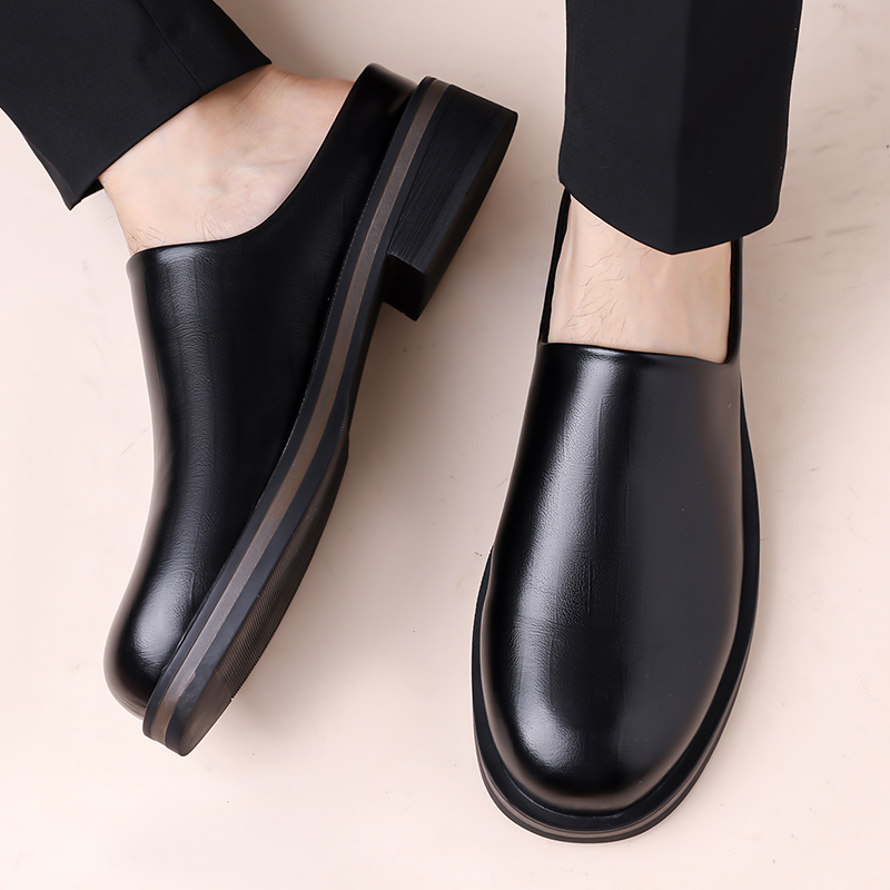 Мужские слипоны-мюли, глянцевы – обзор и цена Men'S Shoes Qn
