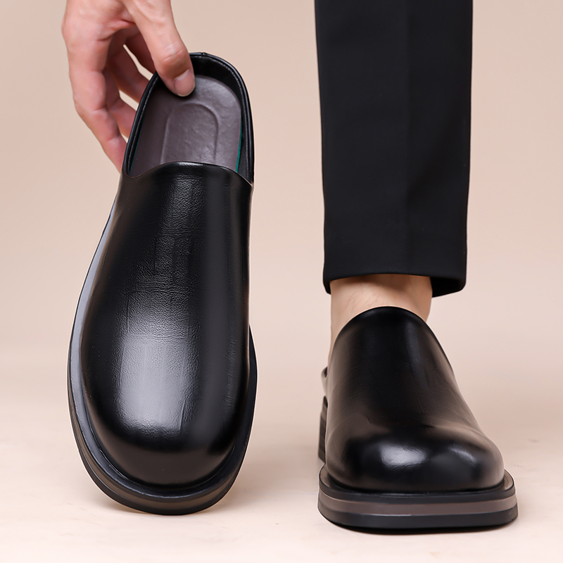 Мужские слипоны-мюли, глянцевы – обзор и цена Men'S Shoes Qn